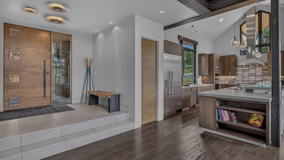 Entry into Kitchen, Main Level