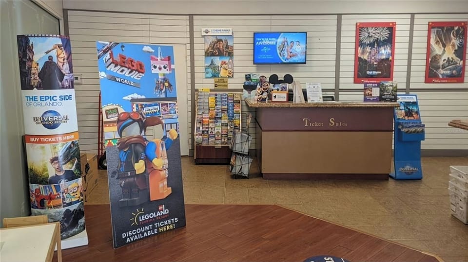 Book a tour or buy your theme park tickets at the tour desk. 