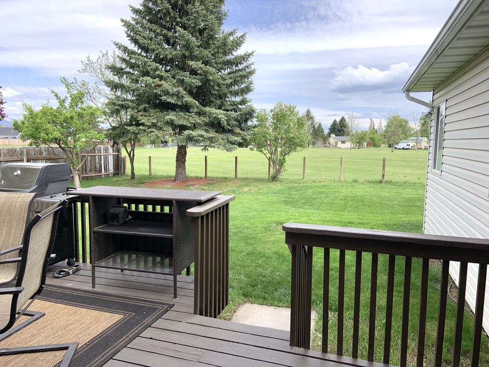 Back yard porch