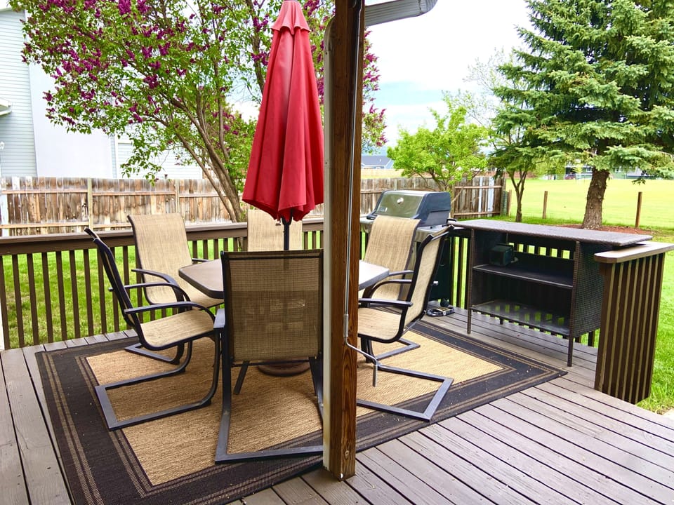 Back yard porch