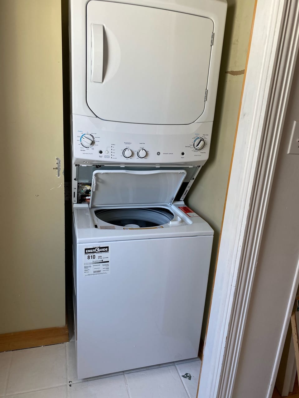 Washer and dryer