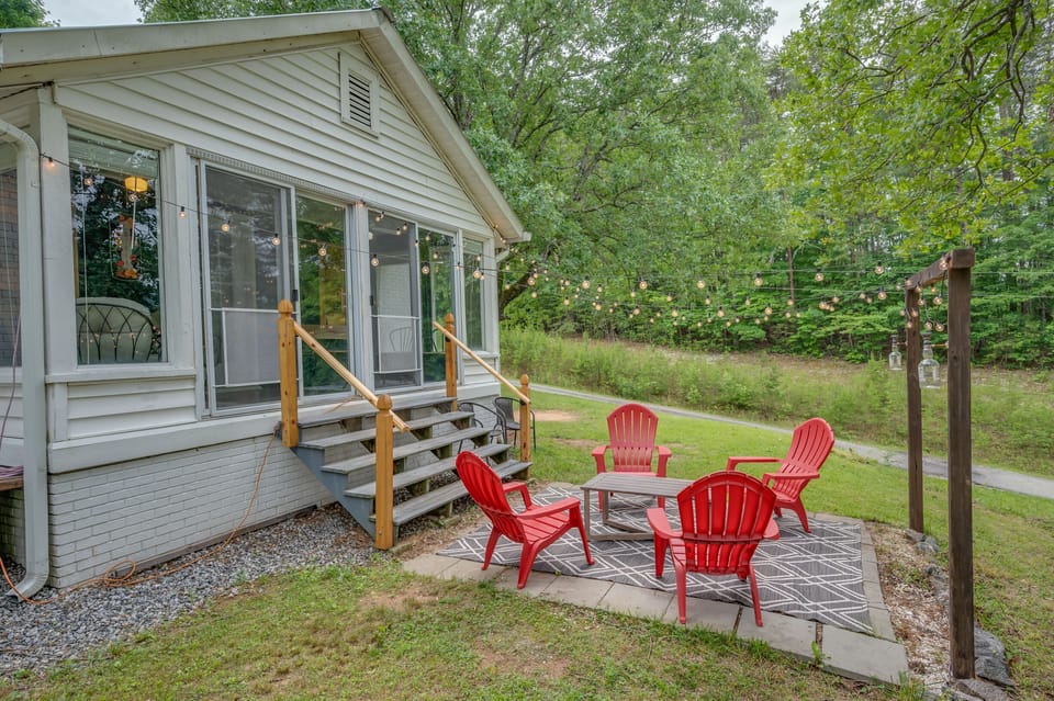 Relax and enjoy the great views outdoors!