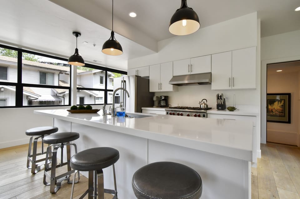 A fully-stocked kitchen offers everything you need to prepare a beautiful meal