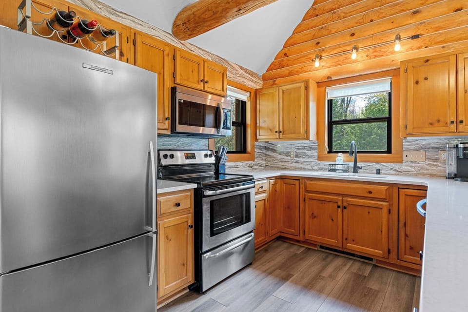 Fully stocked kitchen