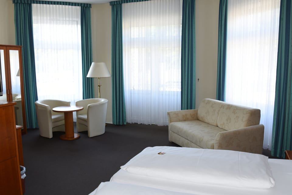 Comfort Double Room, Private Bathroom, River View | Room amenity