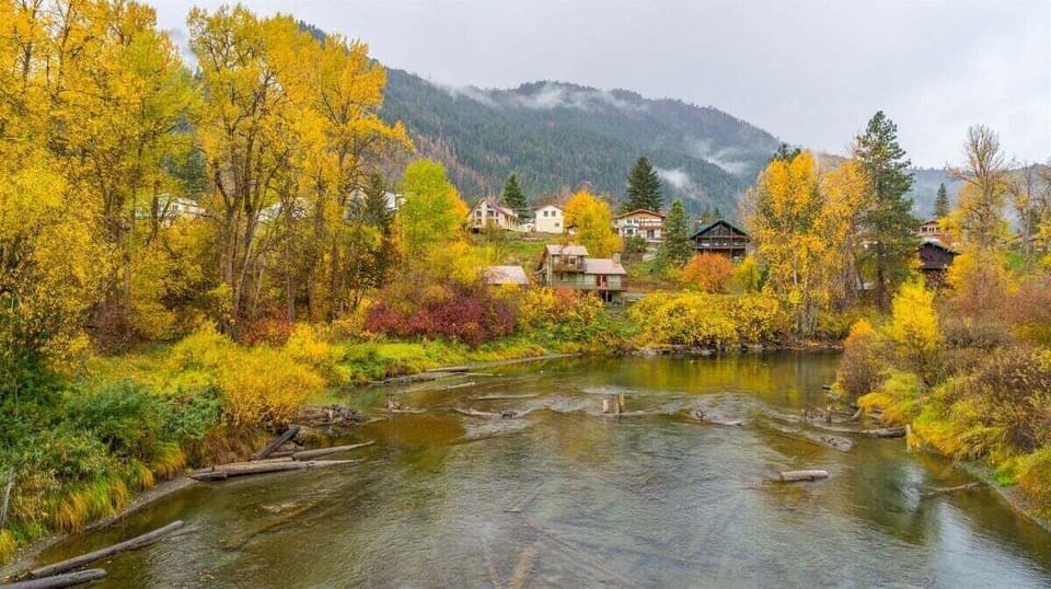 Just minutes from the scenic riverfront park