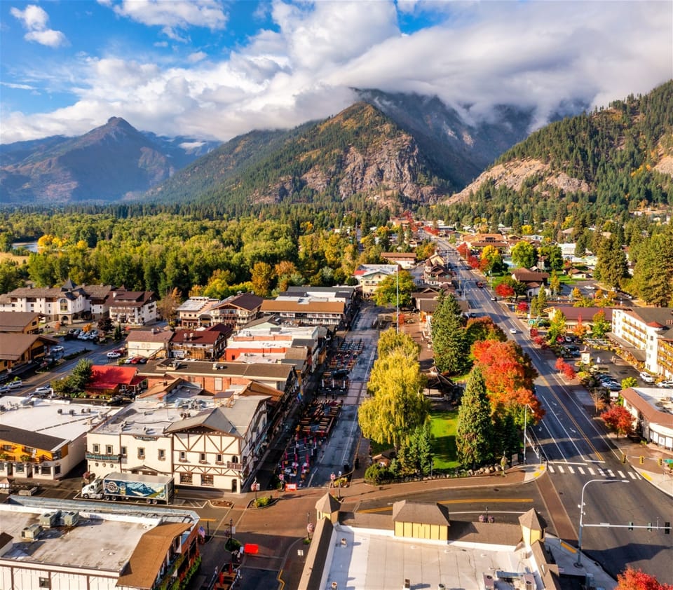 Home is within easy walking distance of downtown Leavenworth