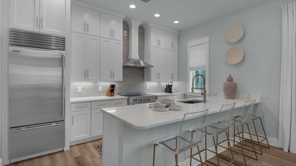 Resting Beach Face Kitchen