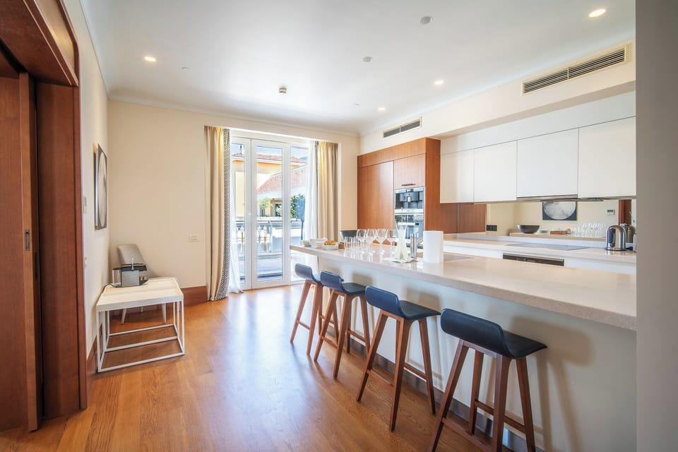 Premium bedding, down comforters, memory foam beds, minibar