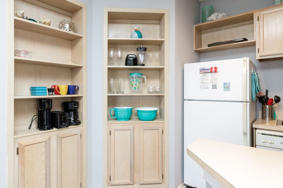 Your well-appointed kitchen features ample storage and everything needed to prepare meals during your stay.