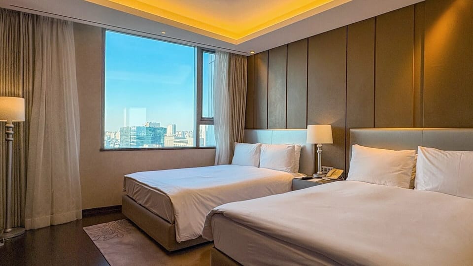 Superior Suite, 2 Double Beds | Premium bedding, in-room safe, desk, free WiFi