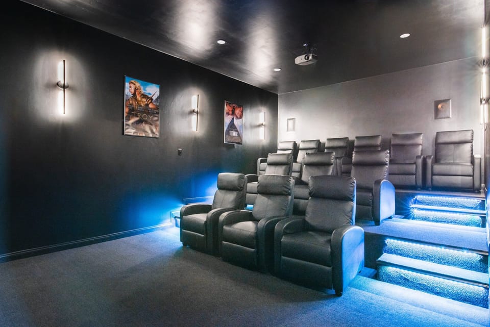 THEATER ROOM NEXT TO GAME/ENTERTAINMENT ROOM