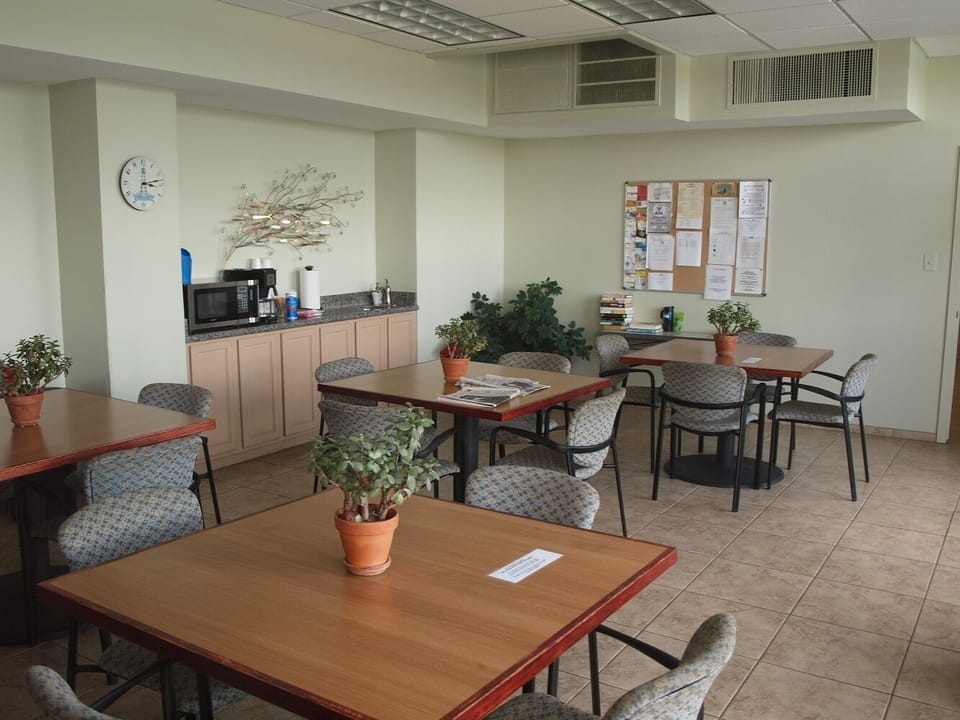 Coffee room at ground floor, grab a cup