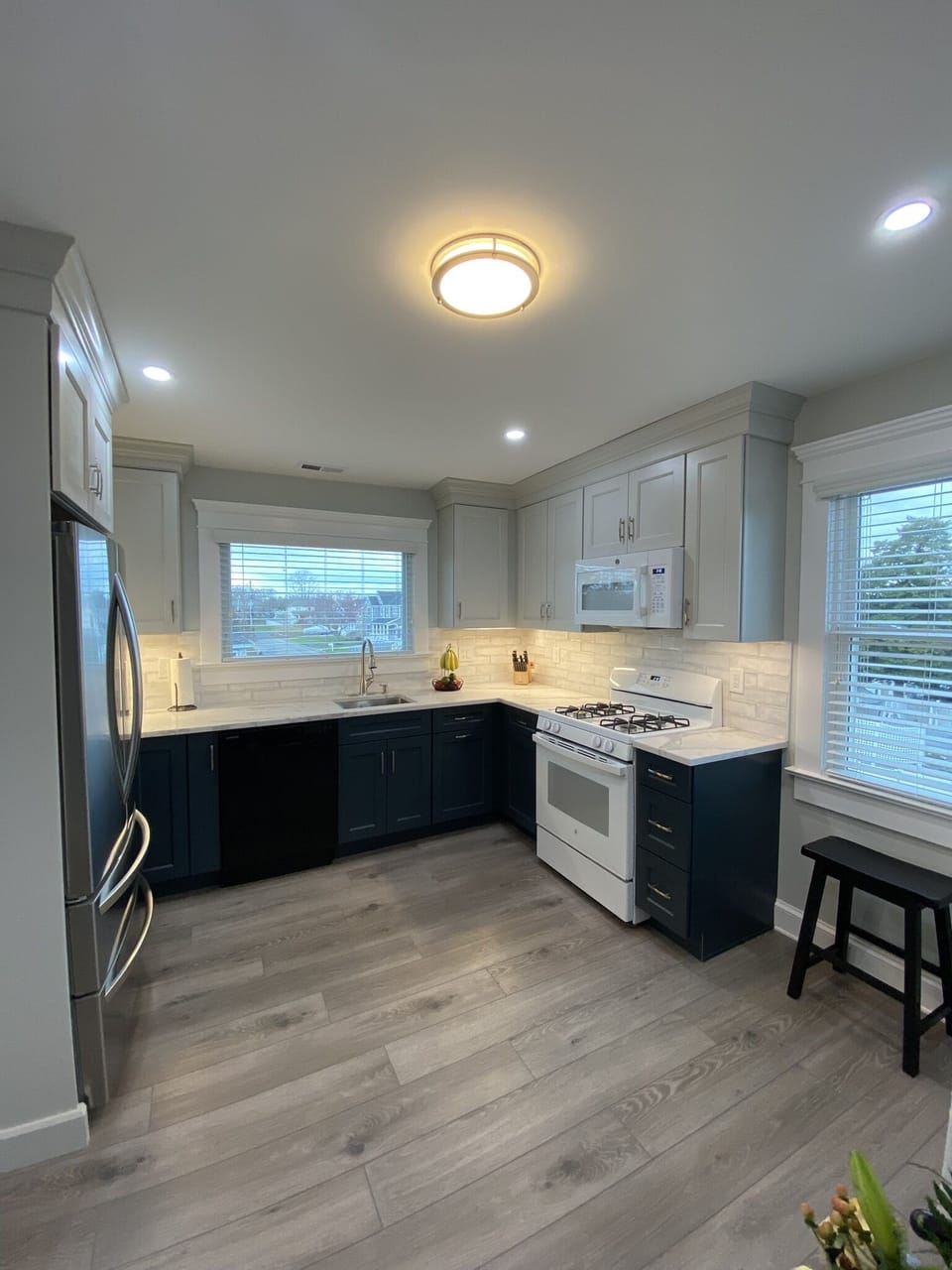 Beautiful West sunsets over this double awning window. 