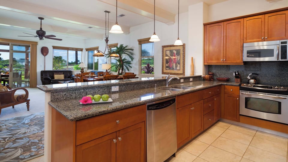 Kitchen - well provisioned
