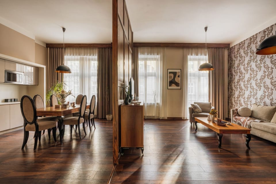 Executive Apartment, Balcony | Living area | LCD TV
