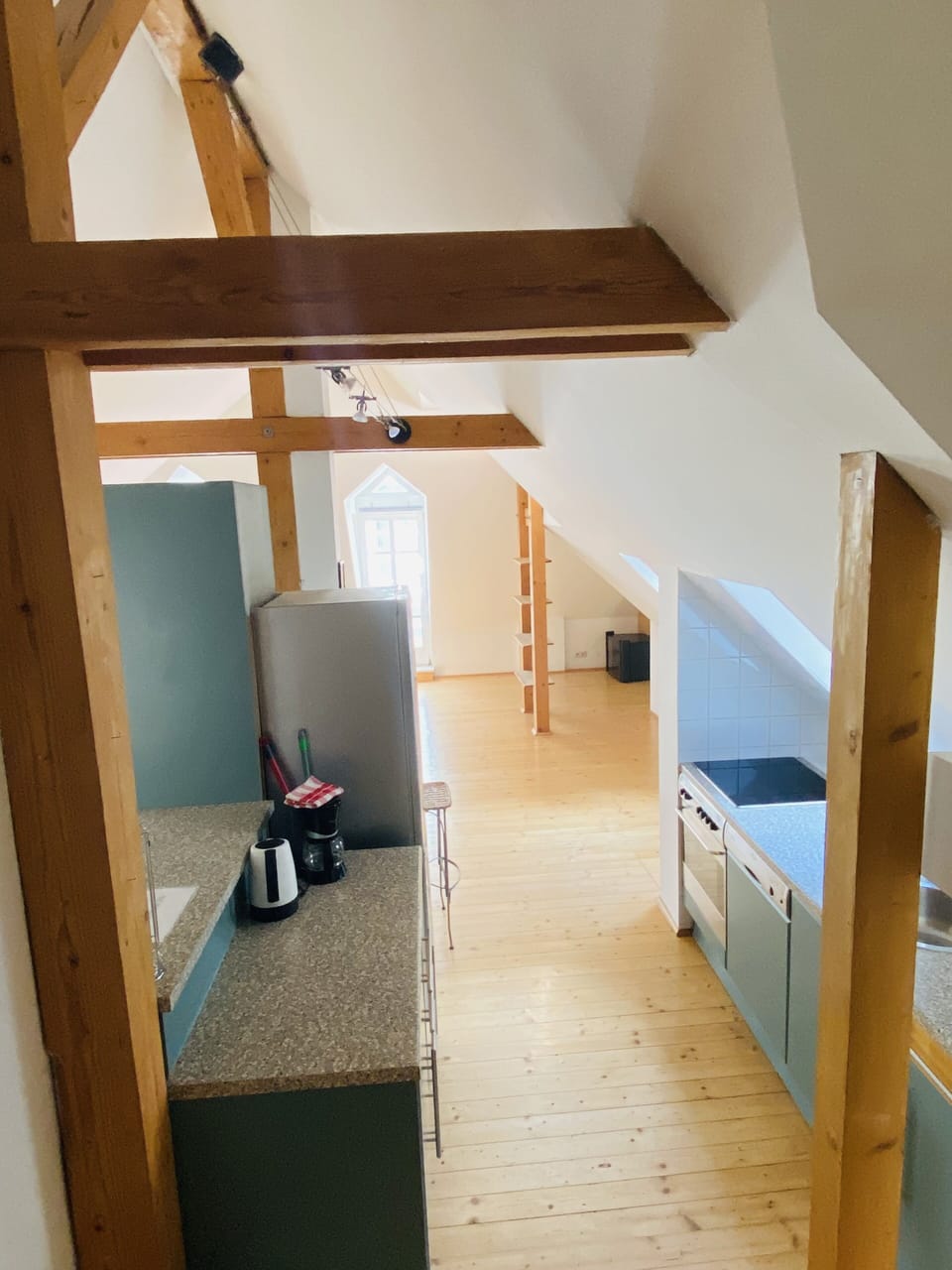 Deluxe Apartment, 2 Bedrooms | Private kitchen | Fridge, coffee/tea maker, cookware/dishes/utensils, dining tables