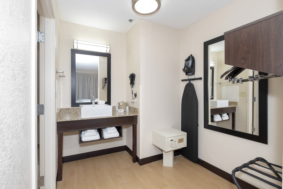 Free toiletries, hair dryer, towels, soap
