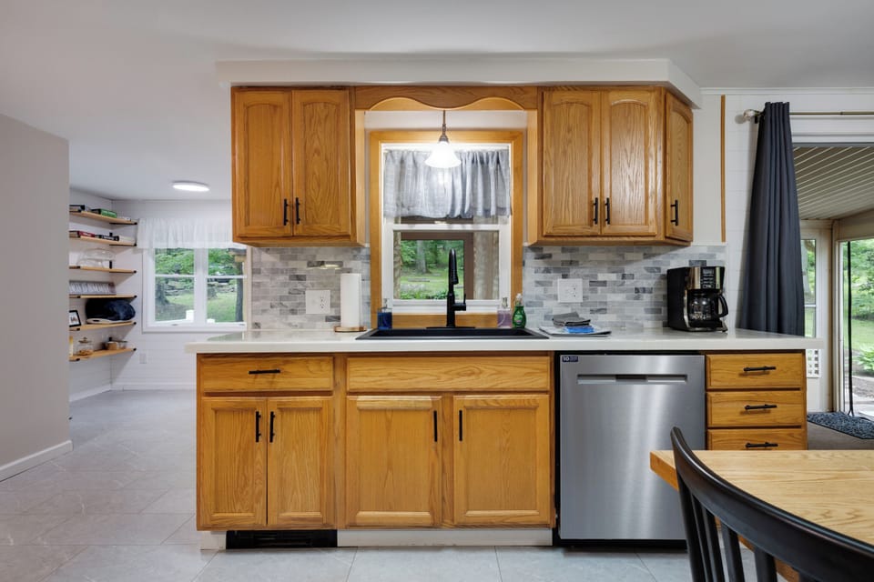 Fully stocked kitchen 