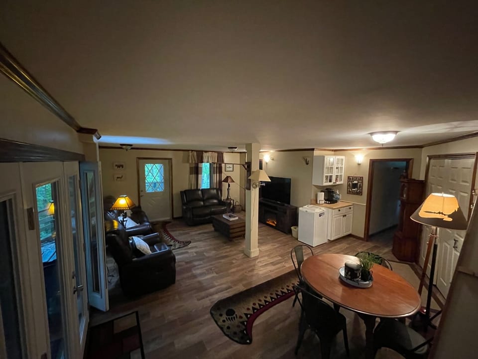 Downstairs(2nd) living area with game table. 