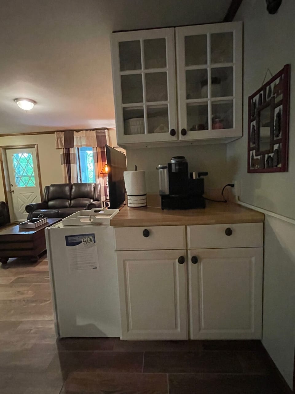 Coffee/wine station- lower level