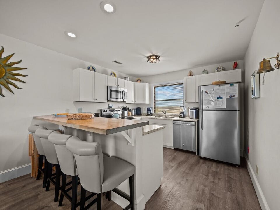 Kitchen with Extra Bar Seating