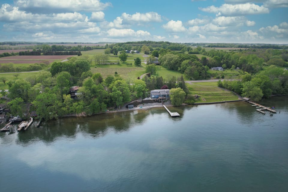 massive 100 yards of private water front