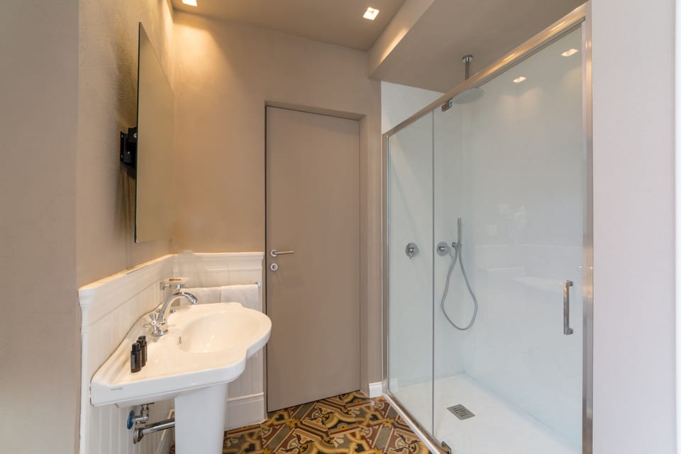 Premium Room | Bathroom | Shower, rainfall showerhead, free toiletries, hair dryer