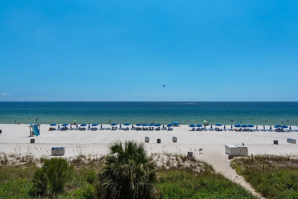 View from private balcony