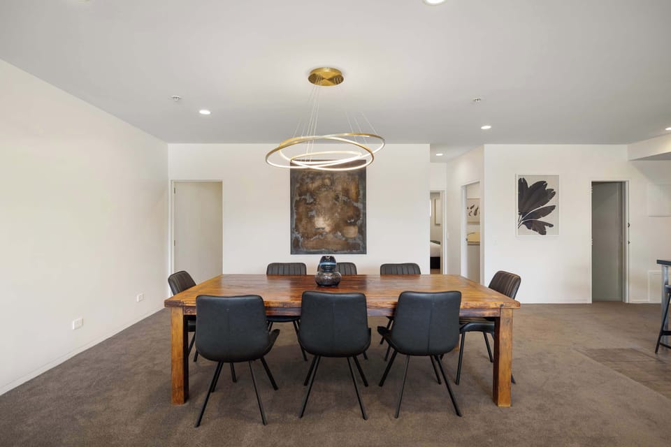Entertainment lounge, with open flow dining area, kitchen and private spacious terrace.