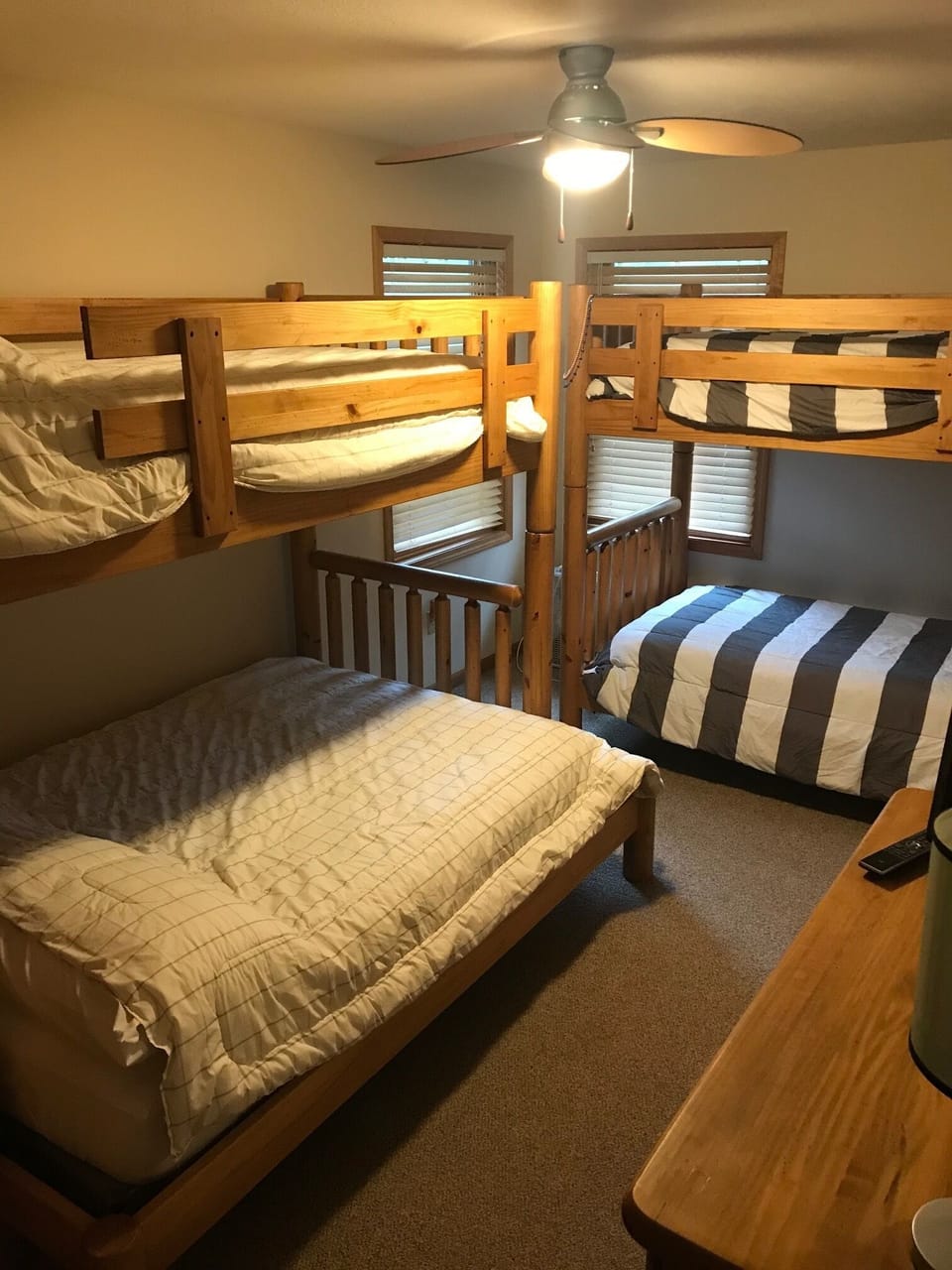 Room #3 with (1) full and (3) twins