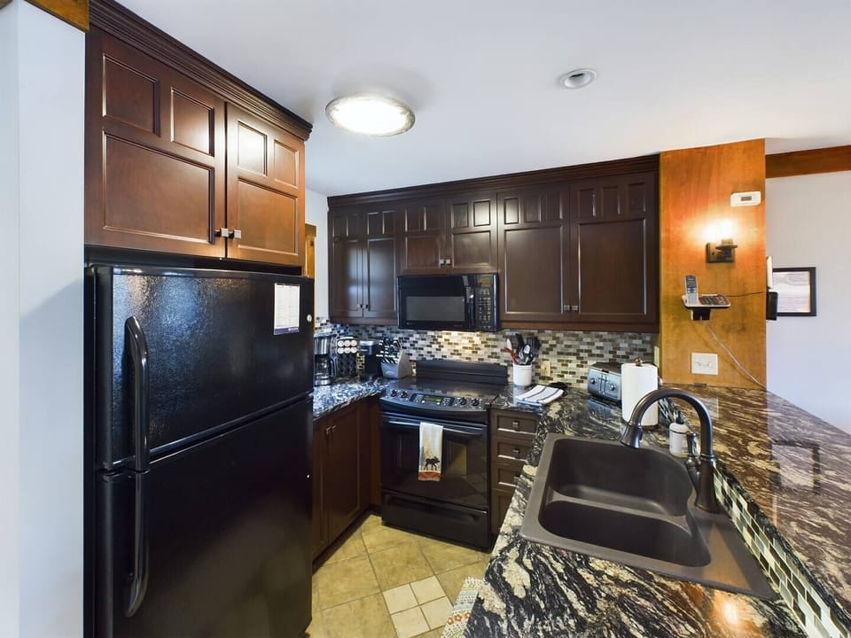 Well appointed kitchen.