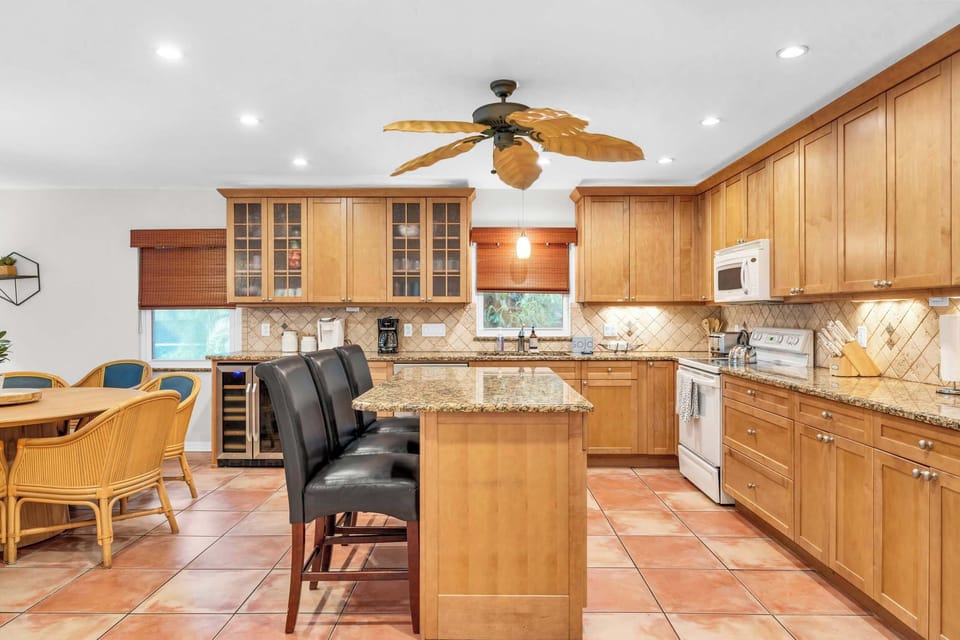 The Kitchen Has Granite Counters Throughout
