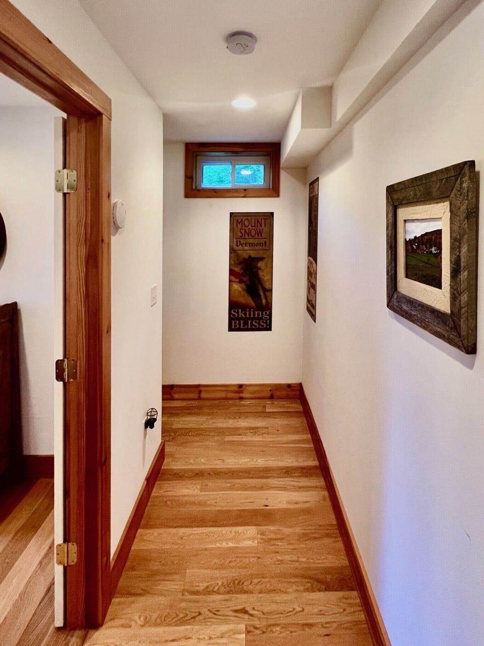 Downstairs hallway. 