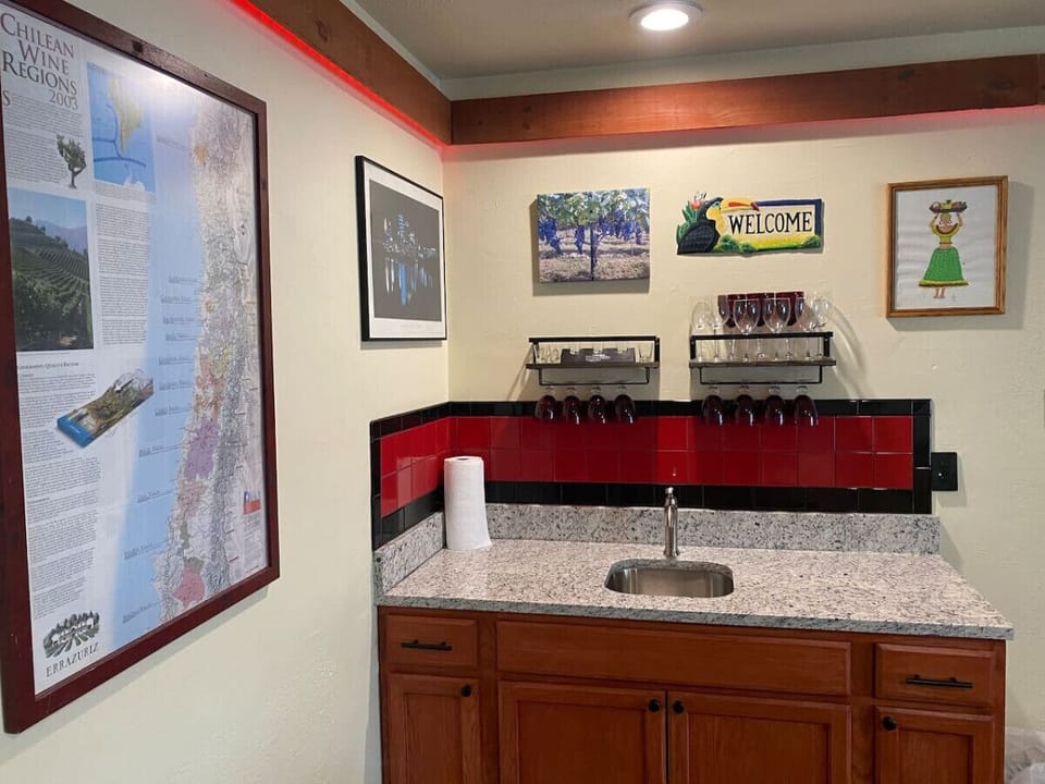 BYOB bar in game room