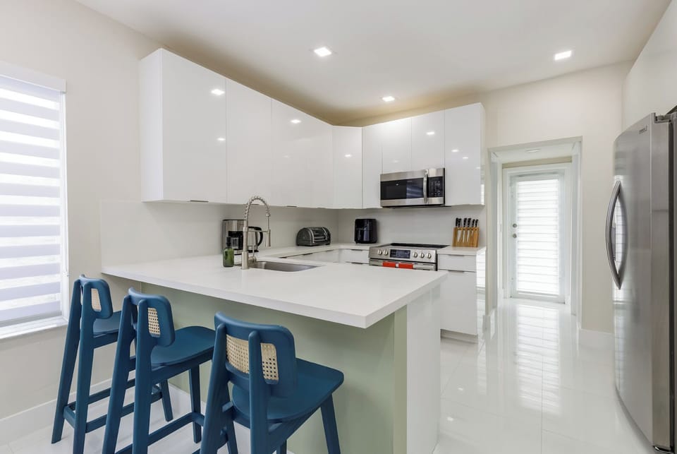Modern kitchen fully equipped