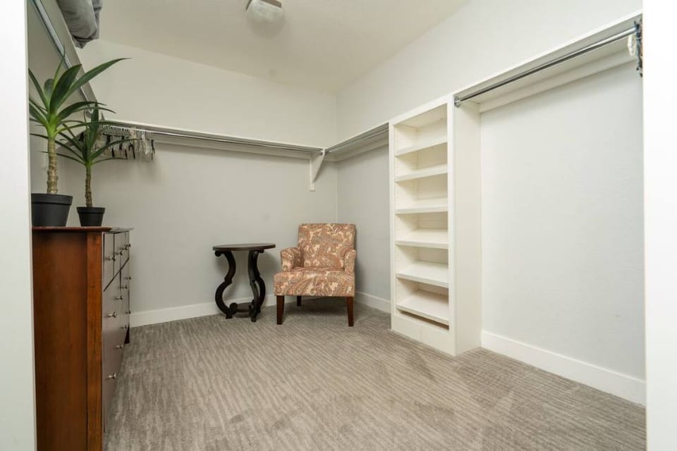 Large walk in closet in Grande Master Suite.