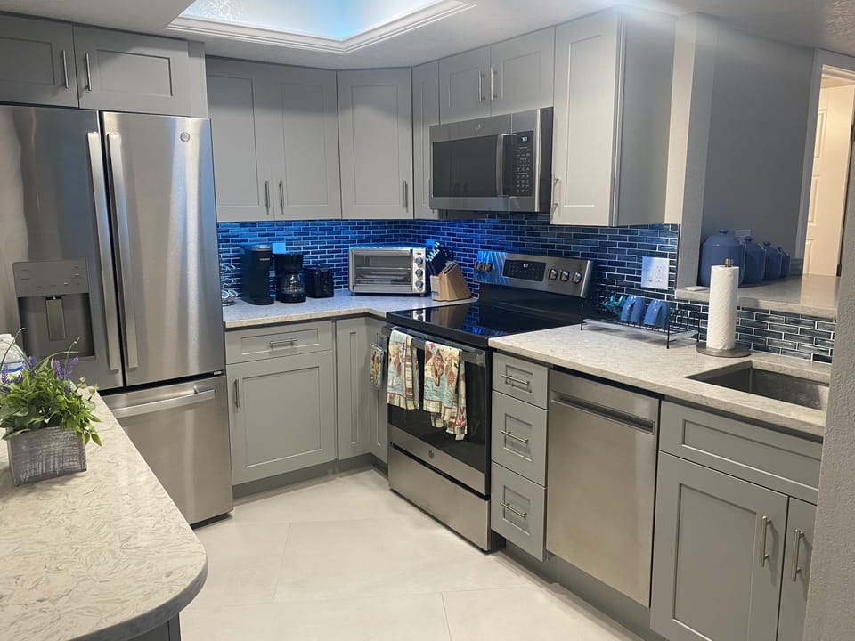 Fully renovated kitchen with all appliances.