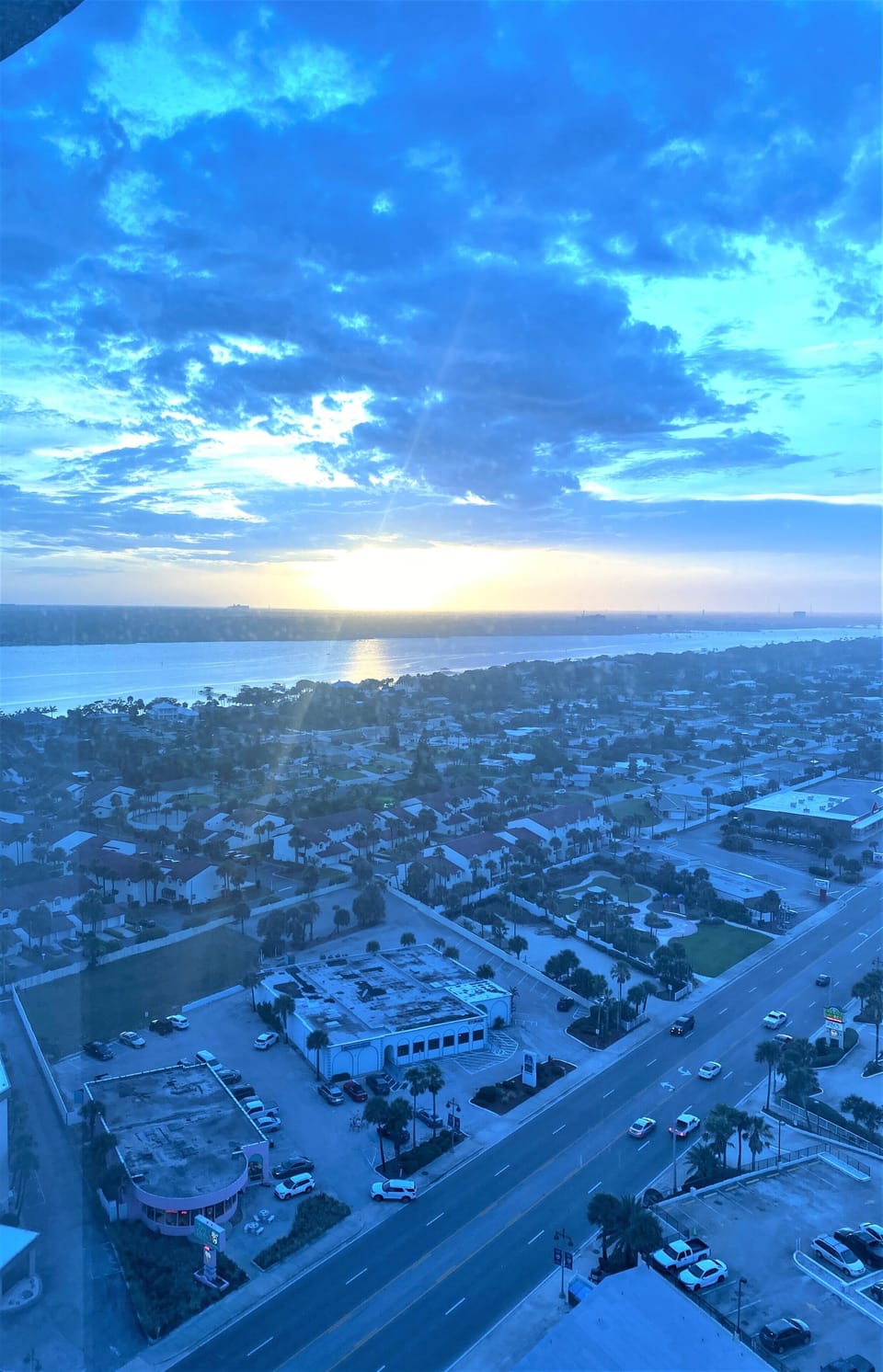 Beautiful sunset views over the Halifax River.