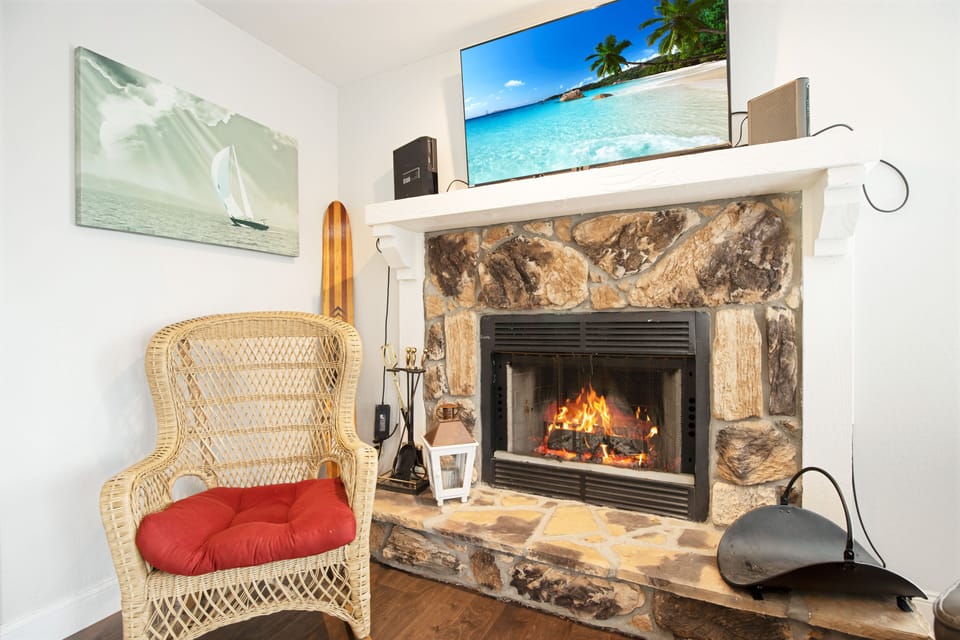 Fireplace for decorative use only