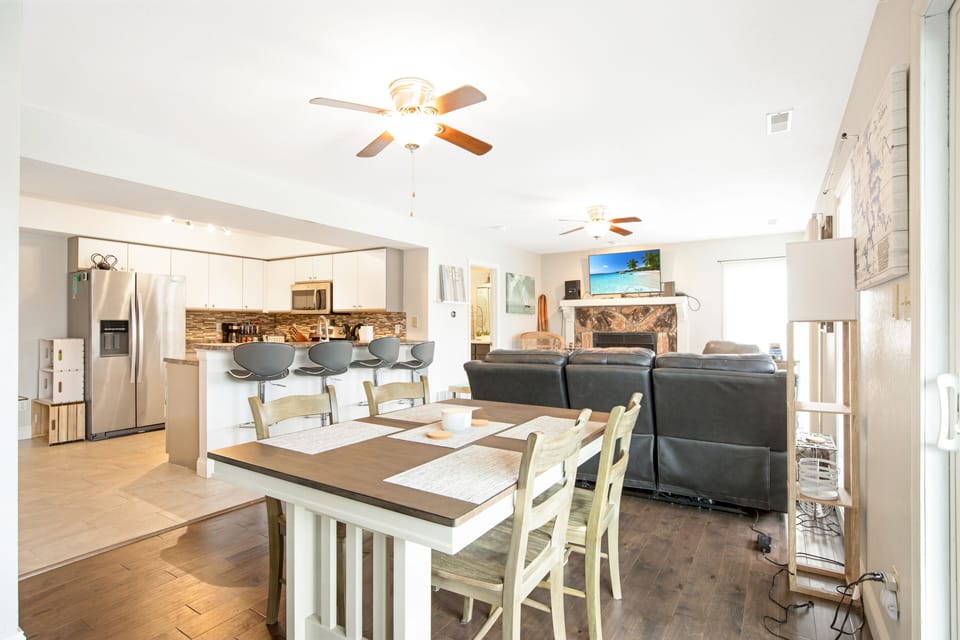 Open Living / Dining area for gathering and connecting