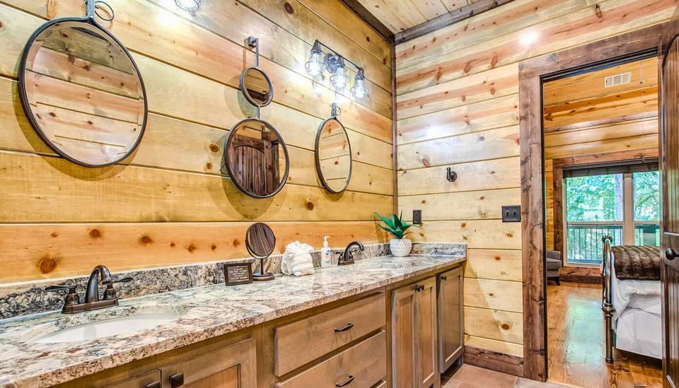 Our bathroom is a sanctuary of style and comfort, perfect for a refreshing start or a relaxing end to your day.