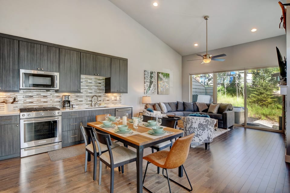 Open Concept Kitchen and Dining