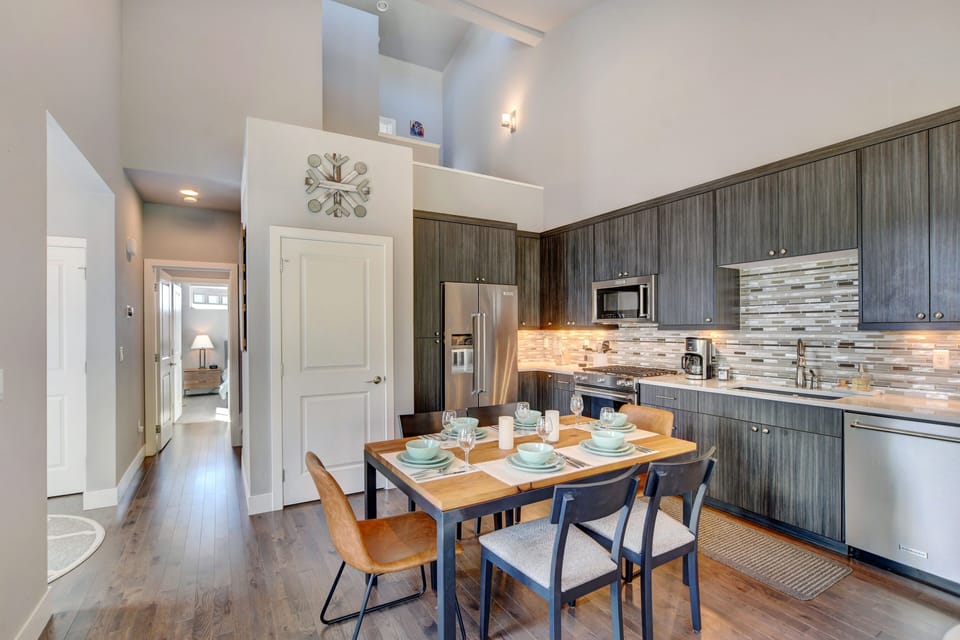 Kitchen and Dining Area