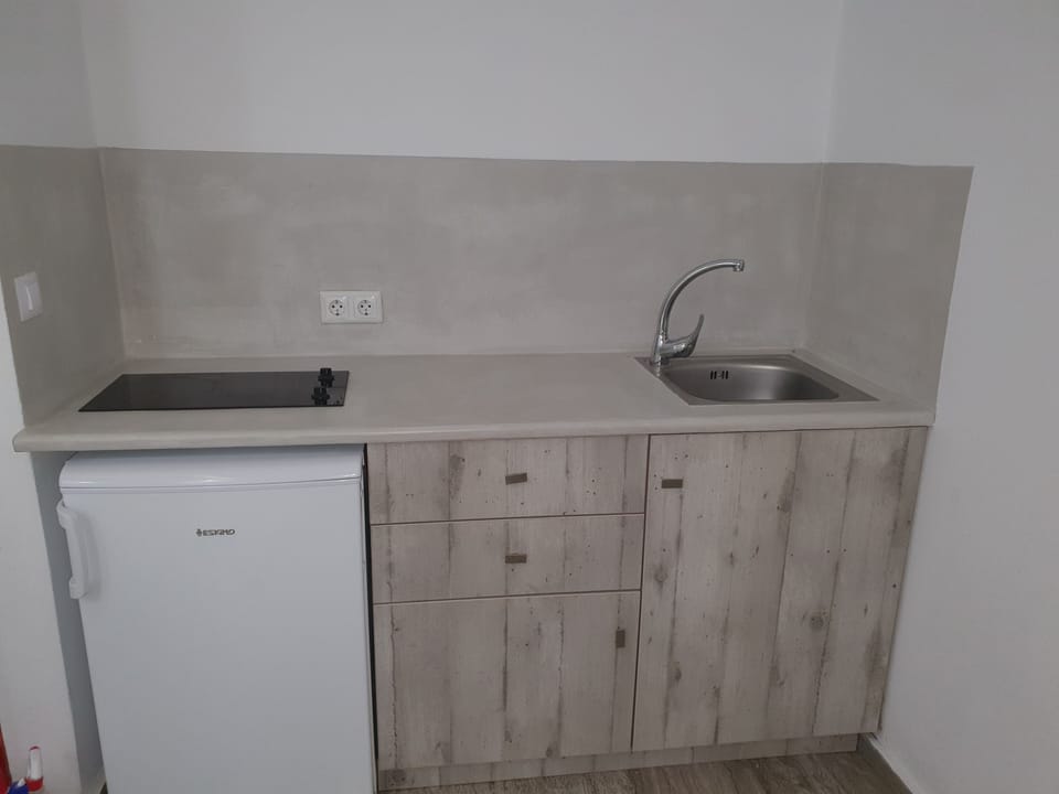 Standard Room | Private kitchenette | Fridge, stovetop, electric kettle, cookware/dishes/utensils