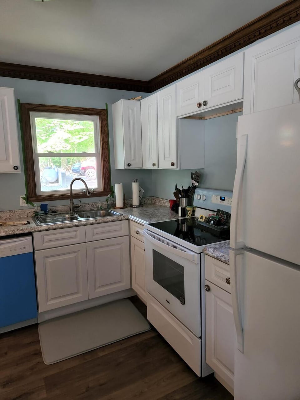 new appliances in the kitchen