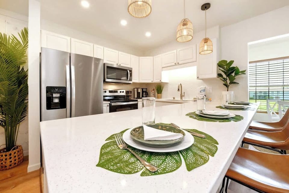 Feel right at home in a kitchen made for comfort and convenience.