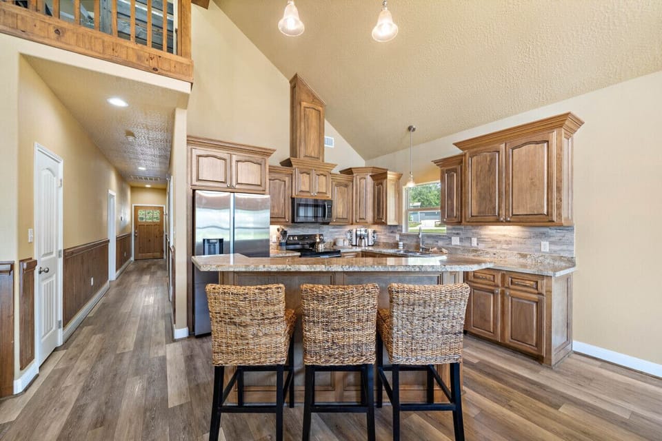 Another angle of the kitchen