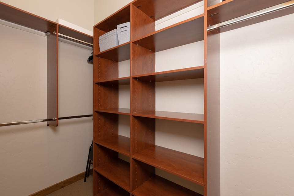 Ample Space to unpack and enjoy in this Master Closet | Main Level