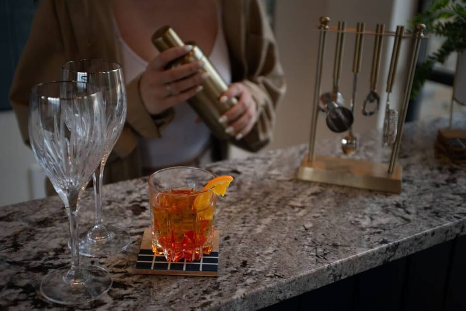 Mix up some fun at the bar. Cheers!